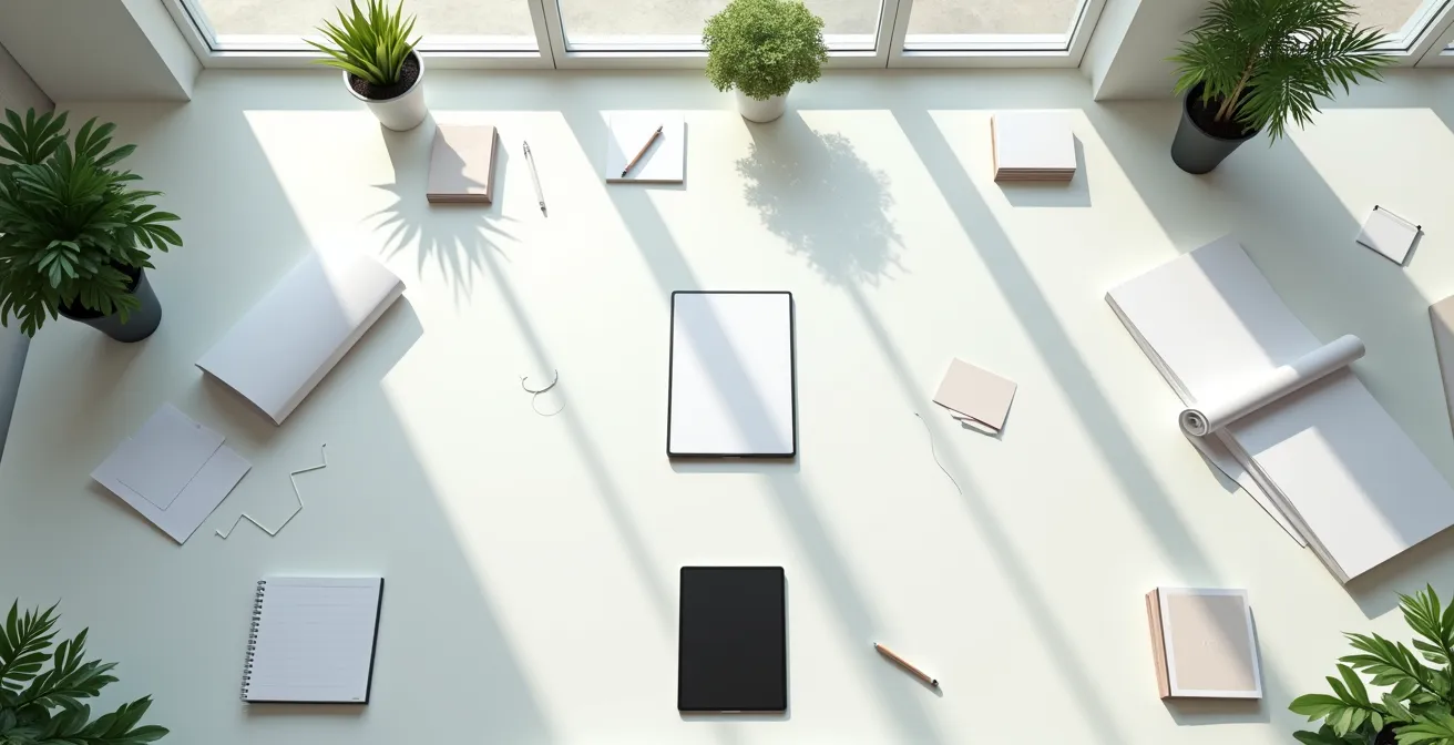 Representación visual de la distribución de contenido en múltiples canales digitales