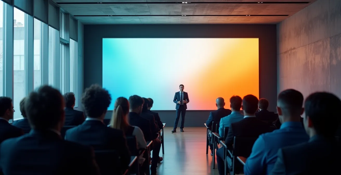 Representación visual del flujo de transición entre contenido educativo y propuesta de venta